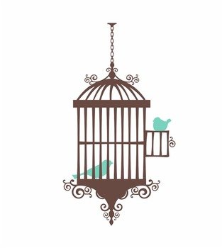 Whimsical Birds Girl Baby Nursery Girls Room Wall Art 36hx19w Fs229