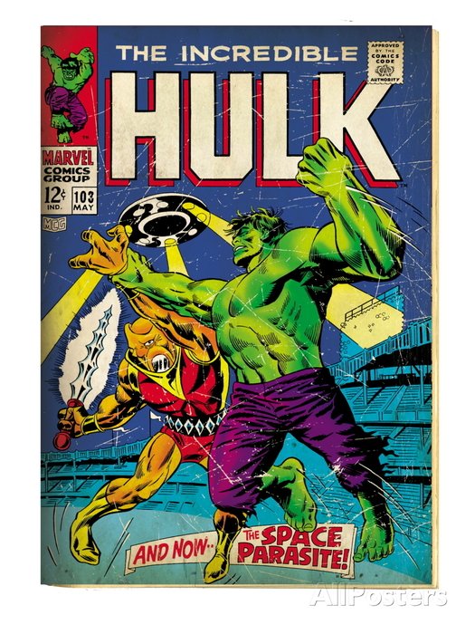 Clipart of Incredible Hulk comics