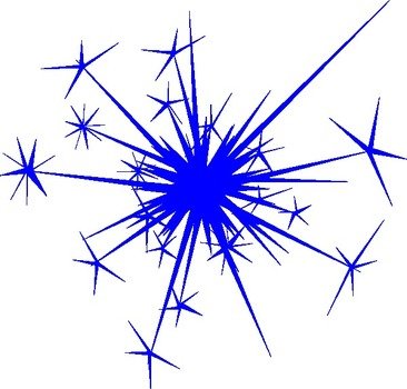 Blue Firework At Clkercom Vector Online Royalty N2