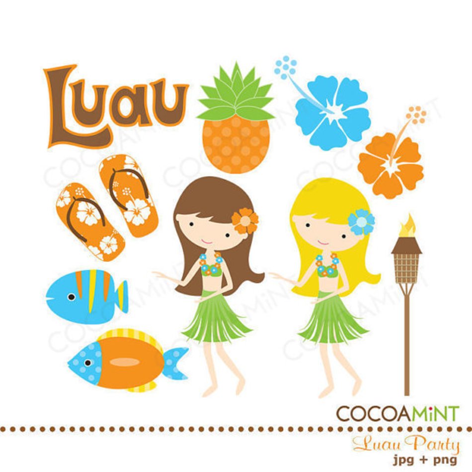 Items Similar To Luau Party On Etsy clipart