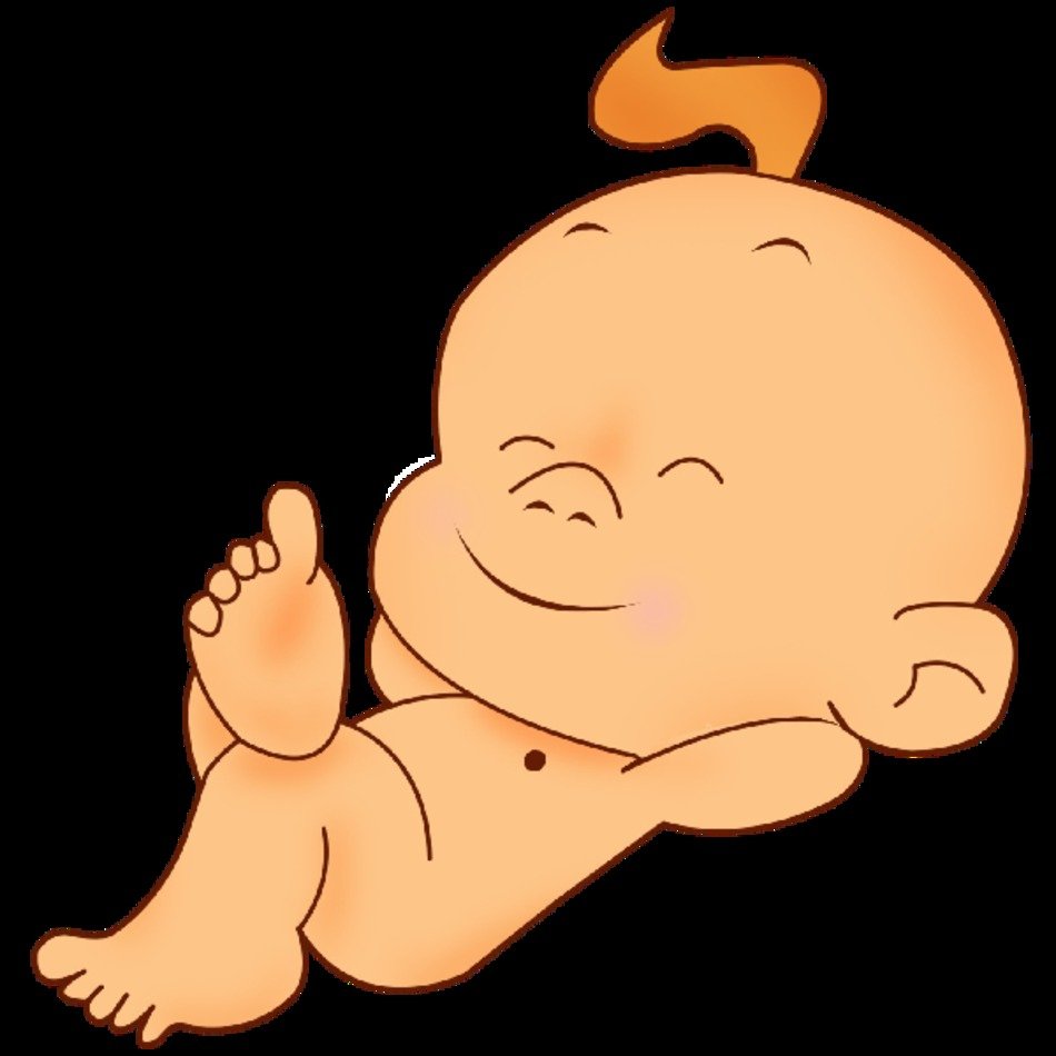 Funny Baby Cartoon Girl Clip