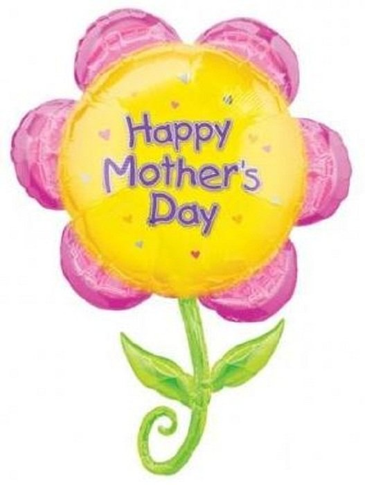 Mother&rsquo;s Day Greeting Card Of Big Flower