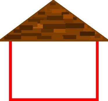 House Outline With Roof At Clkercom Vector Online