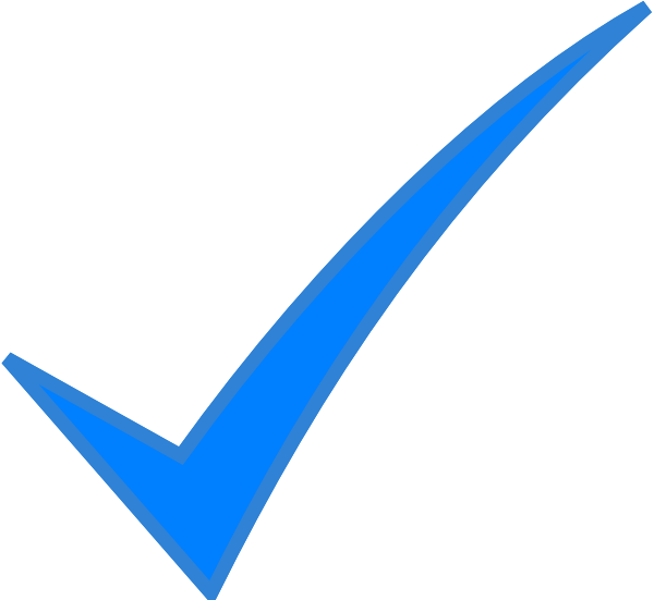 Check Mark Blue At Clkercom Vector Online free image download