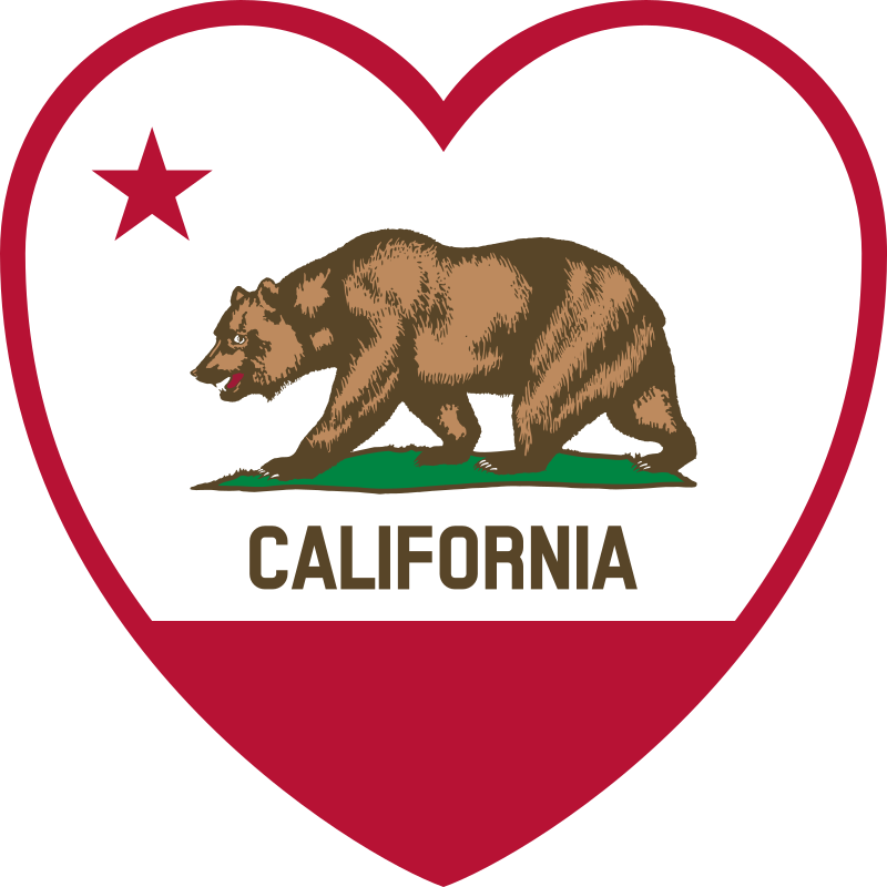 California Flag drawing free image download