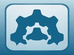 Gear Wheels Icon drawing