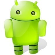 painted green android