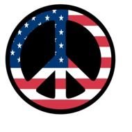 Clip Art Peace Sign drawing