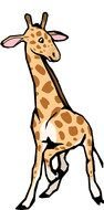 drawing of a giraffe