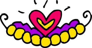 Clipart of Colourful Princess Tiara
