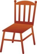 brown chair as a picture for clipart