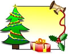 Colorful Merry Christmas clipart