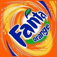 Fanta orange drawing