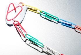 paper clip necklace