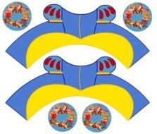 clipart of the Snow White Wrappers And Toppers