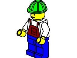 Lego Construction Worker