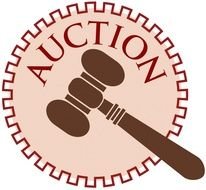 Auction pink drawing