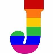 Rainbow Letter J Photo Sculpture Zazzle