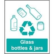 Recycling glass Sign
