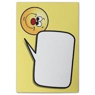 Sneaky Smiley Face Grumpey Post It Notes