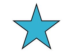 blue star for clipart