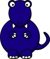 Cartoon Tyrannosaurus Rex Color Variation A