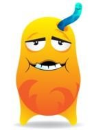 something orange drawing