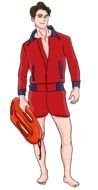 Free Lifeguard drawing