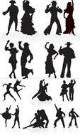 latin dance collage