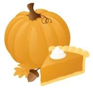 Clip Art of the pumpkin pie