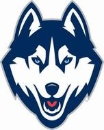 logo in the form of a wolf's head on a white background