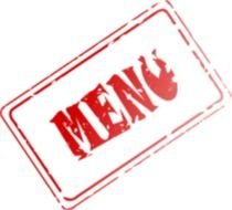 Menu Rubber Stamp At Clkercom Vector Online