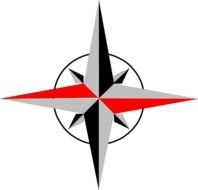 East West Compass At Clkercom Vector Online