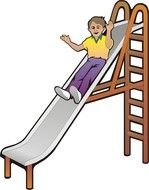 boy on the slide