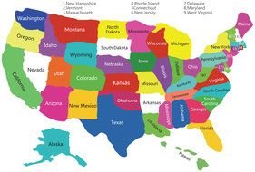 Hawaii Cities map drawing