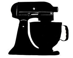 Kitchenaid Mixer as a picture for clipart