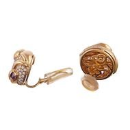 Clip art of yellow Gold Earrings