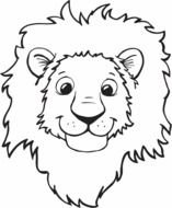 clipart of the cute lion