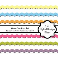 Clip art of digital Borders