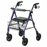 Invacare 4 Four Wheel Rollator Walker With Padded Seat Ebay