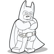 hero of a movie as a graphic image
