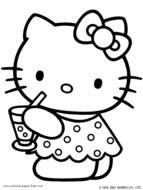 More Free Printable Hello Kitty Coloring Pages And Sheets Can Be Found
