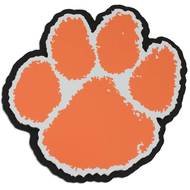 Colorful cartoon paw clipart