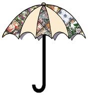 color umbrella drawing