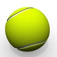 Tennis Ball 3d Model drawing