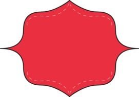 Red frame clipart