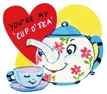 Tea Pot And Cup Cute drawing