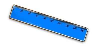 Yellow School Ruler Blue Rulersvg