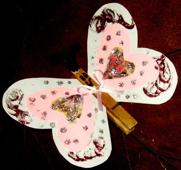 Clip Butterfly Magnet