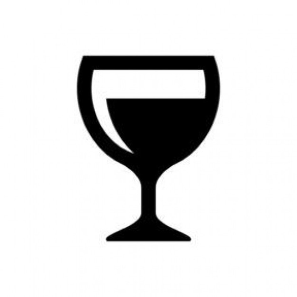 Glass Cup Icon With Wine Description Added Aug